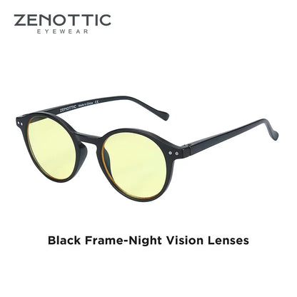 ZENOTTIC Retro Circular Polarized Sunglasses (S Size) – Vintage Small Round UV400 Goggles for Men & Women