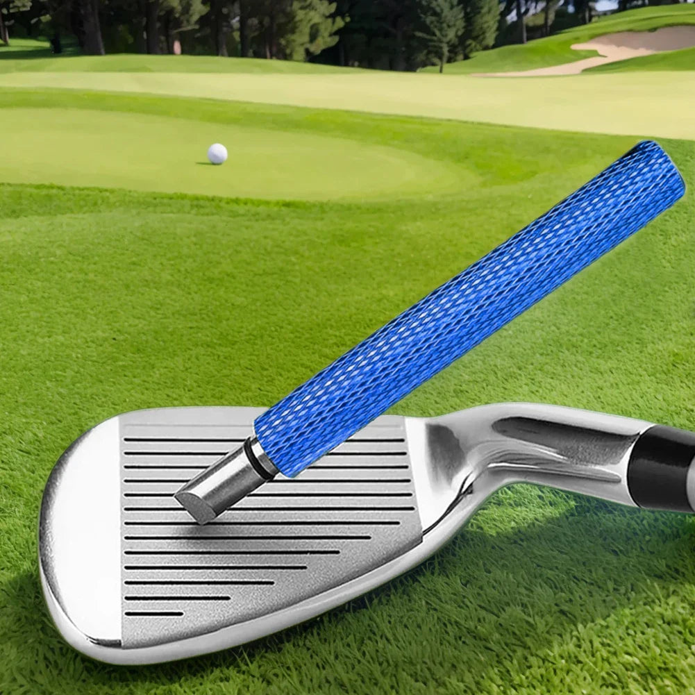 Golf Club Groove Sharpener – Stainless Steel Re-Grooving & Cleaning Tool for Wedges and Irons, U/V-Grooves