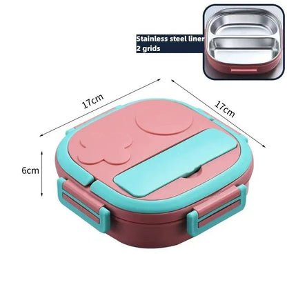 Outing Tableware - Portable 304 Stainless Steel Lunch Box for Baby, Child, Student - Outdoor Camping and Picnic Food Container Bento Box