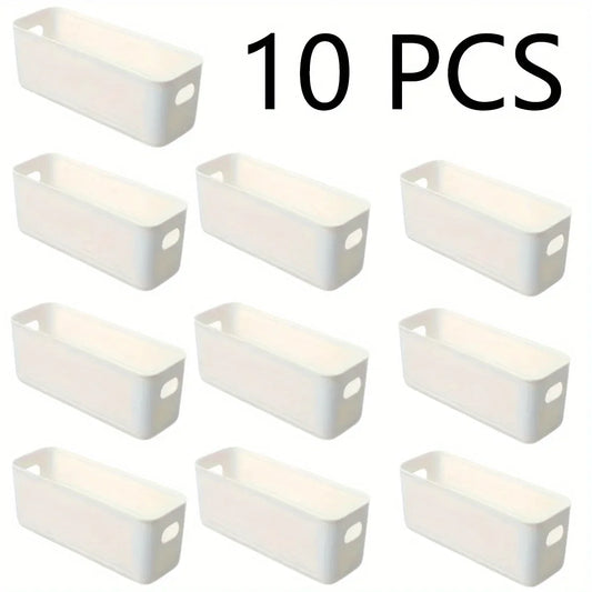 10pcs Desktop Storage Box Set - Large Capacity Organizer for Underwear, Accessories & Household Sundries