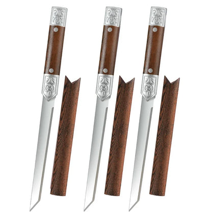 M390 Stainless Steel Meat Knife Set - 1/2/3-Piece Ultra-Sharp 62HRC Kitchen Cutting Knives for Meat, Fruit & Bone Removal