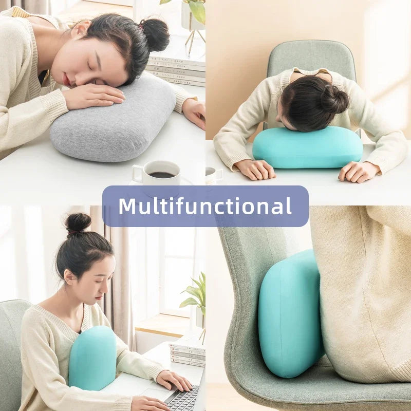Multifunction Memory Foam Neck Pillow – Slow Rebound Soft Travel Pillow for Sleeping, Cervical Support & Massage