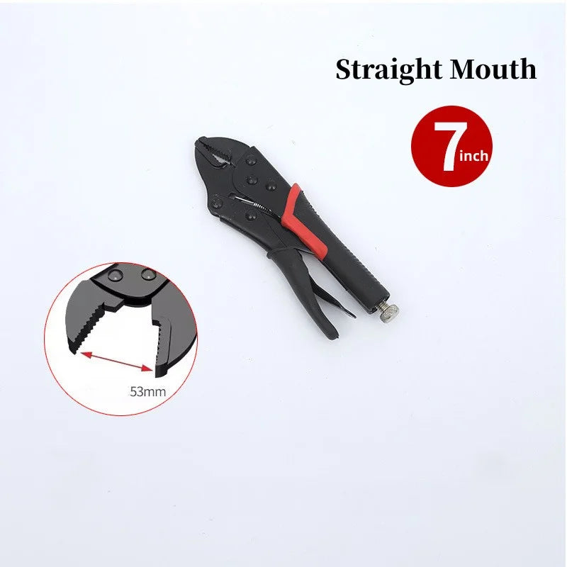 Heavy-Duty Locking Pliers - 7/9/10 Inch Universal Fixed Jaw Clamp Hand Tool