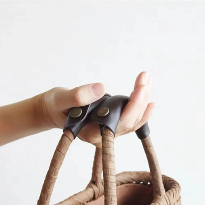 Soft Luggage Shoulder Strap Pad - Protective Leather Grip Cover for Suitcase, Stroller & Travel Bags
