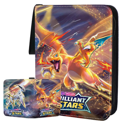 2025 Pokémon Card Album – 400pcs & 900pcs PU Zipper Collection Book for Cards, Photo Storage, Kids’ Toys & Gifts