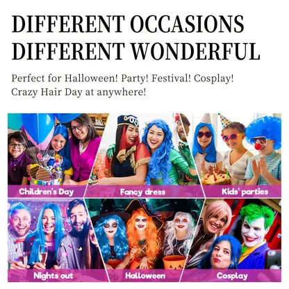 Temporary Hair Color Spray - Washable Instant Hair Dye for Multi-Color DIY Styling, Parties & Salon Looks