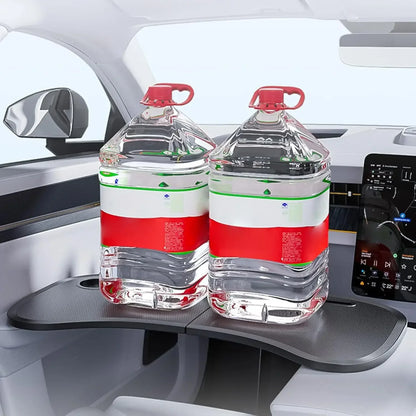 Caer Portable Car Steering Wheel Desk — Foldable Laptop & Food Tray for Tesla Model 3/Y with Storage Bag