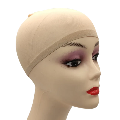 2PCS Stretch Mesh Wig Caps – Black & Brown Stocking Wig Cap for Weave, Hair Nets for Making Wigs
