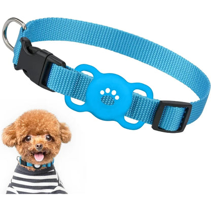 Airtag Dog Collar Holder – Silicone Protective Case for Apple AirTag, Full Body Cover Fits All Collar Sizes