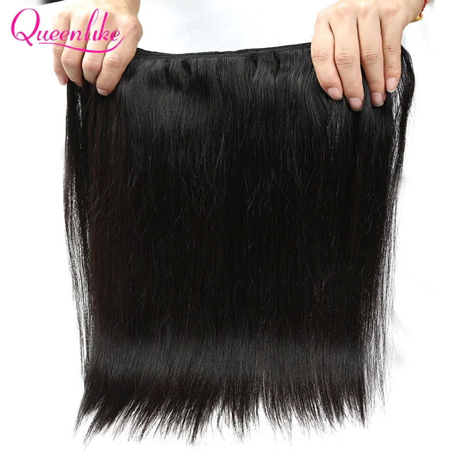 15A Double Drawn Vietnamese Raw Straight Human Hair Bundles – 20-26 Inch Top Quality Hair Extensions