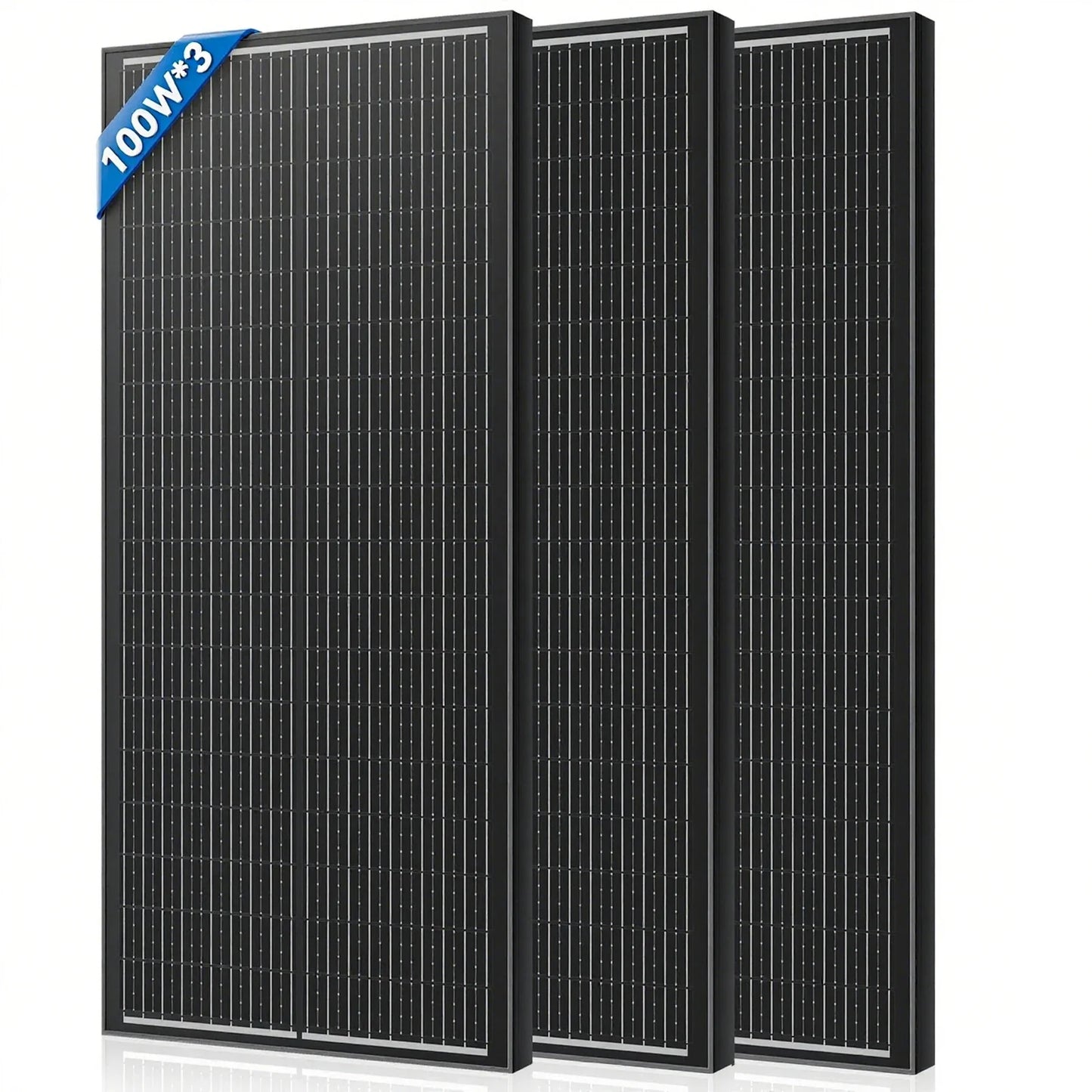 Rvpozwer N-Type Mono Solar Panel - 400W/200W/100W High Efficiency Waterproof Module for RV Marine Yacht Camping & Off Grid Power