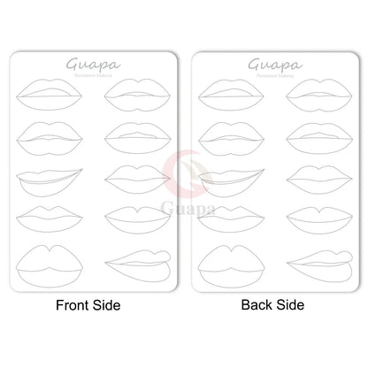 Microblading Practice Skin Sheets — Eyebrow Segment Tip Joint Texture for Semi-Permanent Makeup Training