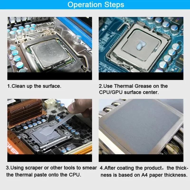 MX4 CPU Thermal Paste: High-Performance Processor Grease for CPU, GPU, Printer HeatSink - Available in 4G, 8G, and 20G Sizes