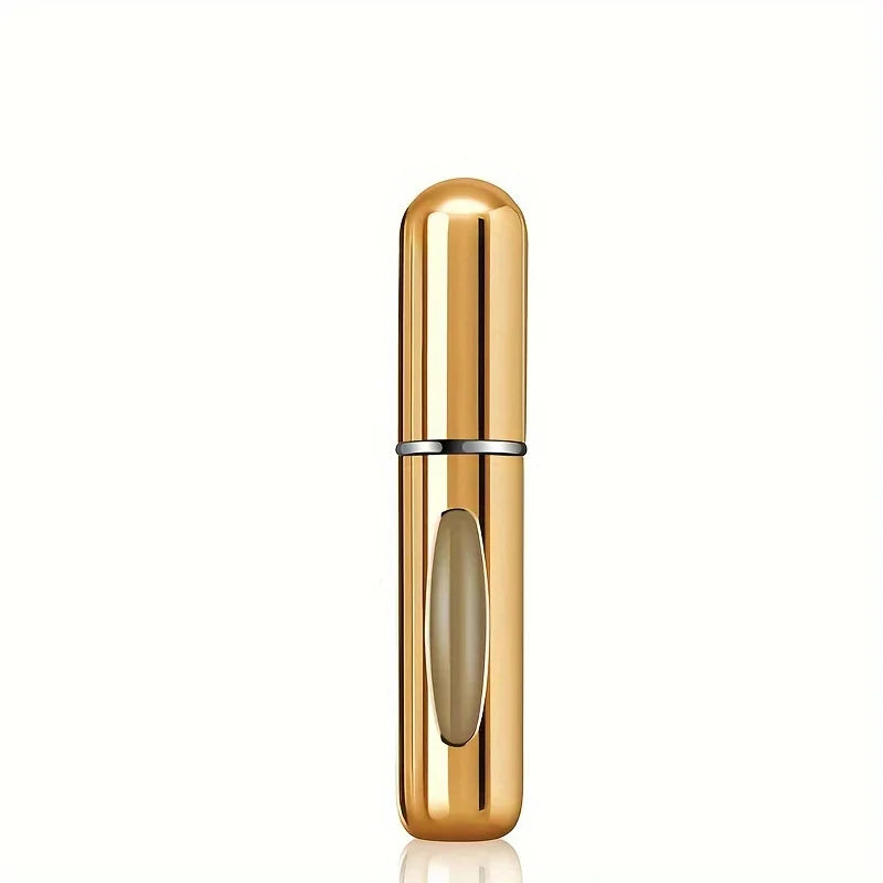 5ml Travel Perfume Atomizer - Portable Refillable Aluminum Spray Bottle for Perfume Cosmetics and Travel Use