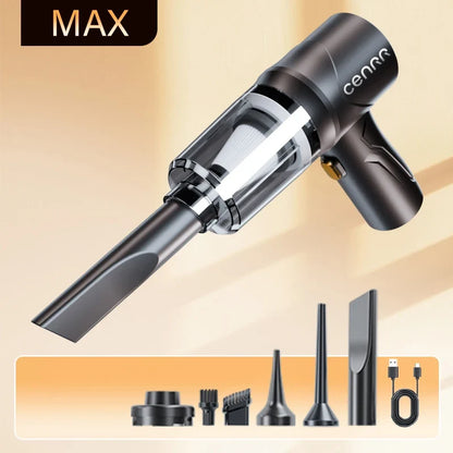 CENRR 895000PA Car Vacuum Cleaner - Cordless Powerful Handheld Portable Wireless Auto Cleaning Machine