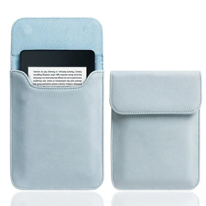 PU Leather Kindle Tablet Sleeve - Protective Carrying Pouch for Paperwhite 11th Gen 6.8" & 6" eReader Cover