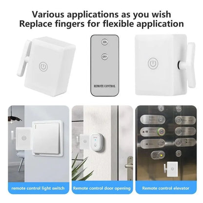 USB Rechargeable Wireless Button Pusher Switch – Smart Remote Control Light Switch Automation Tool