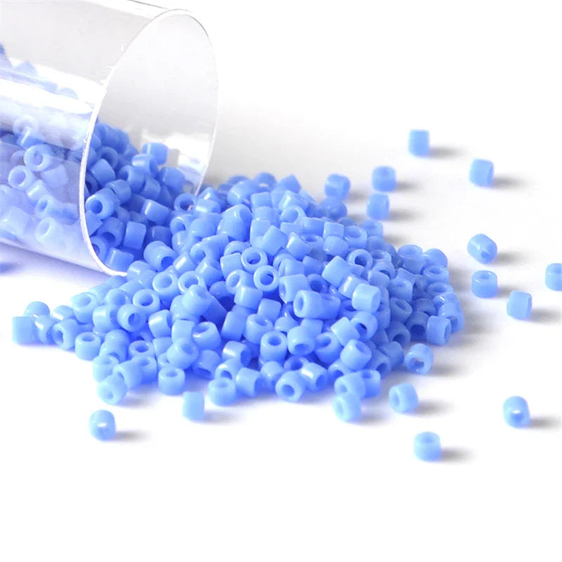 Miyuki Delica Seed Beads - 11/0 Glass Beads for DIY Jewelry, Bracelet Making & Craft Projects