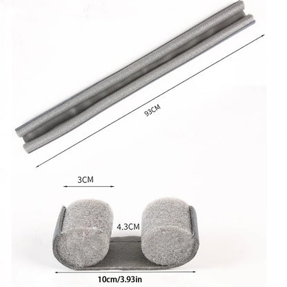 Flexible Door Bottom Seal Strip - Windproof Dustproof Weatherstrip Guard and Draft Blocker for Home Doors