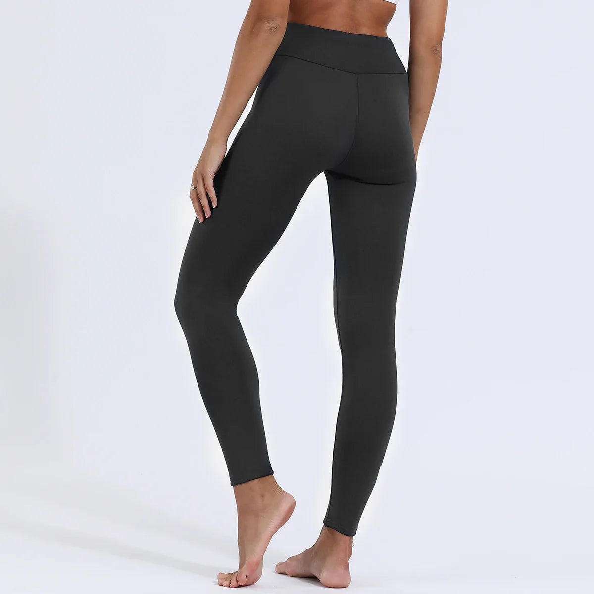 Women’s Velvet Leggings – High-Waist Thick Thermal Stretch Pants, Warm Winter Cold-Resistant Tights