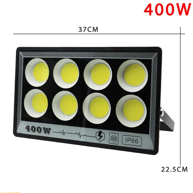 LED Flood Light - 50W-500W IP65 Waterproof Outdoor Spotlight for Garden, Street & Security Lighting
