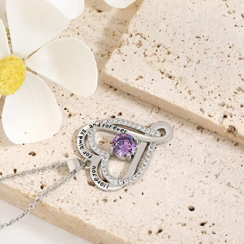 Heart Pendant Necklace - Elegant Hollow Design Jewelry Gift for Mother’s Day, Best Friends & Special Occasions