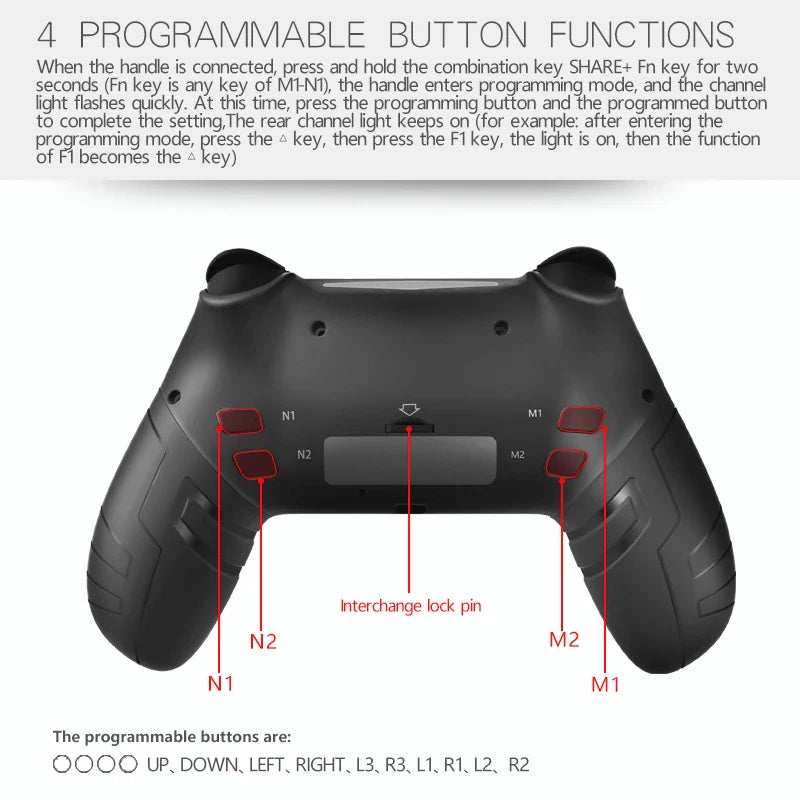 Wireless Bluetooth Controller – Compatible with PS4, PS3, PC, Android, TV & Mobile Gaming