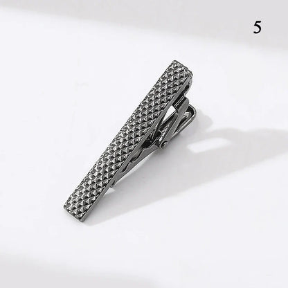 Men’s Fashion Tie Clip Pin - Metal Necktie Bar for Business, Wedding & Party Suit Accessories Gift