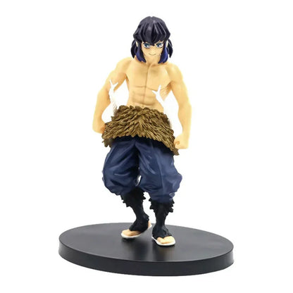 Anime Demon Slayer Kimetsu No Yaiba Action Figures – Tanjirou, Nezuko, Zenitsu & Inosuke PVC Model Toys