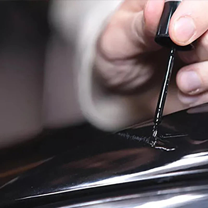 Automotive Wheel Touch-Up Paint Pen – Gloss, Matte Black & Silver/Grey Car Repair Accessory