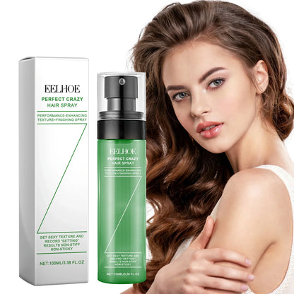 Eelhoe Hair Fluffy Styling Spray - Wash-Free Volumizing Mist for Refreshing, Degreasing & Long-Lasting Hair Style