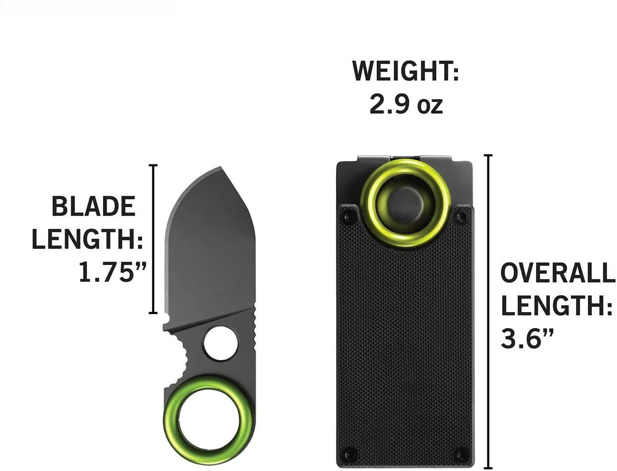Portable Mini EDC Pocket Knife – Fixed Blade Multi-Tool for Camping, Keychain Use, Fruit Cutting (No Carabiner)