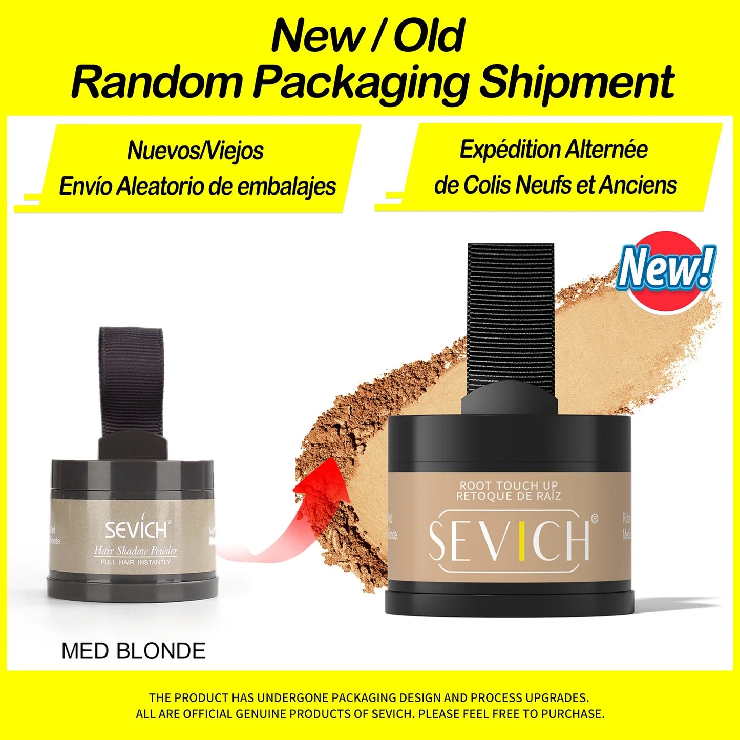 Sevich Hairline Powder 4g - Natural Hairline Shadow Concealer