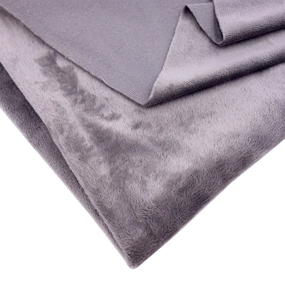 160CM/63" Wide Minky Plush Fabric – Super Soft Flannel Fabric for DIY Dolls, Toys, and Crafts, Sold by the Meter