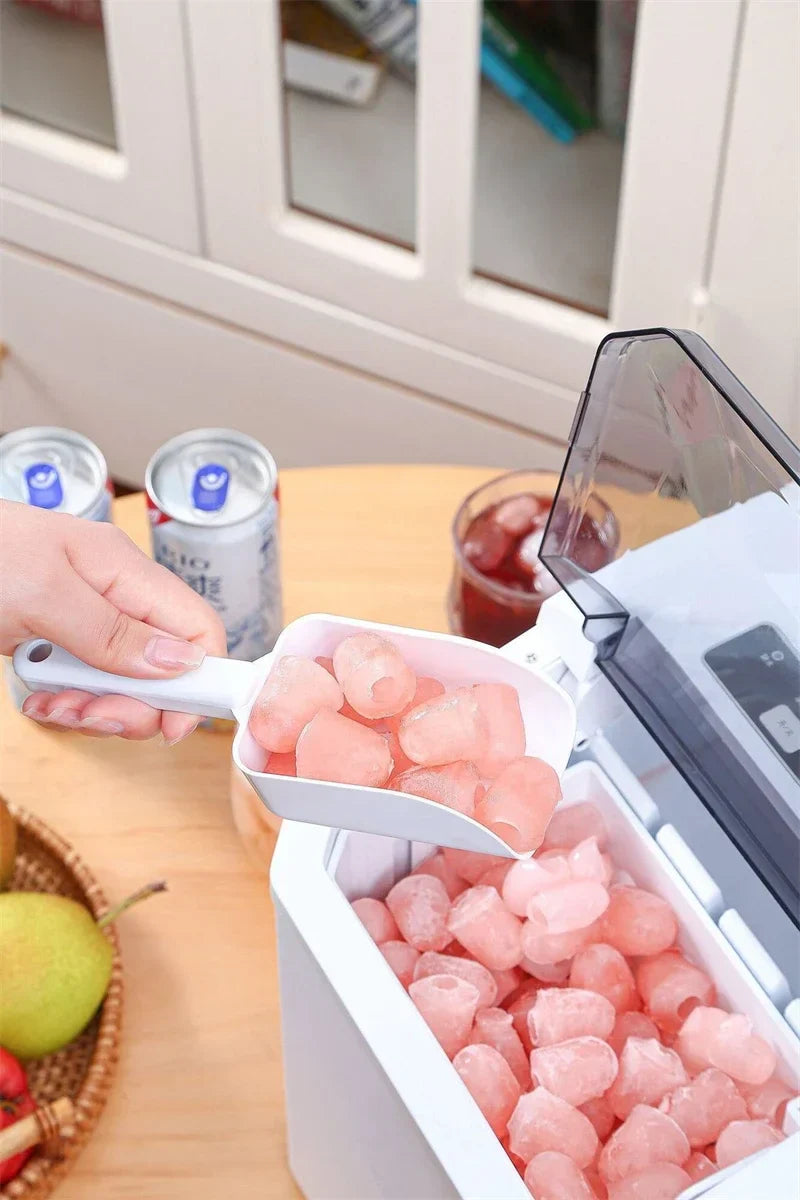 110V/220V Electric Ice Maker – Portable Automatic Bullet & Round Ice Cube Machine, Professional Use