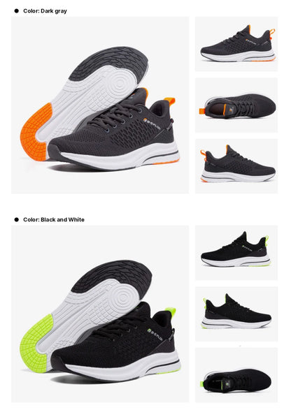 Baasploa Lightweight Running Shoes for Men - 2023 Designer Mesh Lace-Up Sneakers for Outdoor Sports