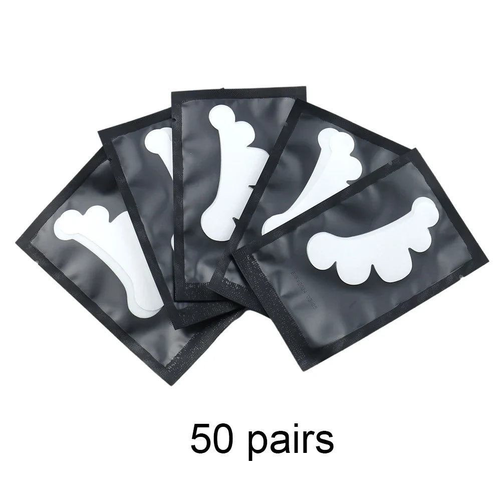 20/50 Pairs Hydrogel Lash Extension Patches | Under Eye Stickers for Grafting & Makeup | Eyelash Extension Tools