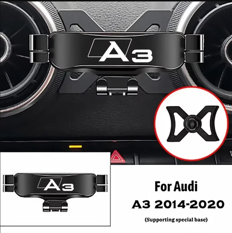 Audi A3 S3 8V 2014-2020 Car Phone Holder - Air Vent Gravity Mount GPS Navigation Stand Car Accessory