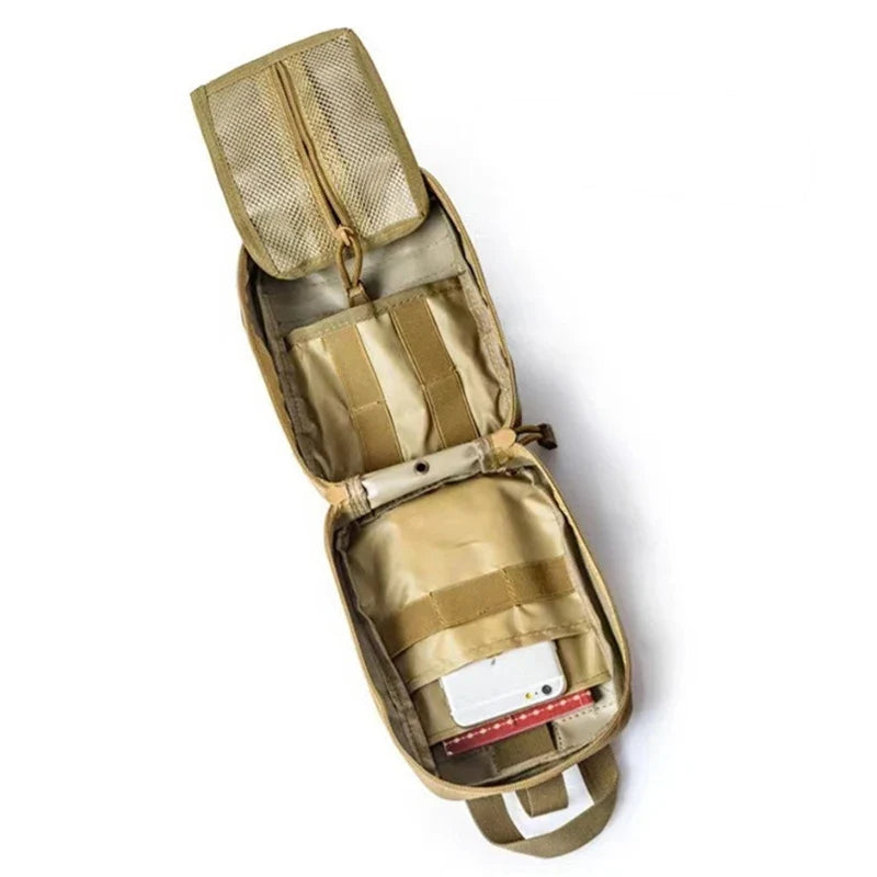 MOLLE IFAK Waist Pouch - Hunting EDC Survival Medical Bag for Outdoor Camping Hiking and Emergency Gear