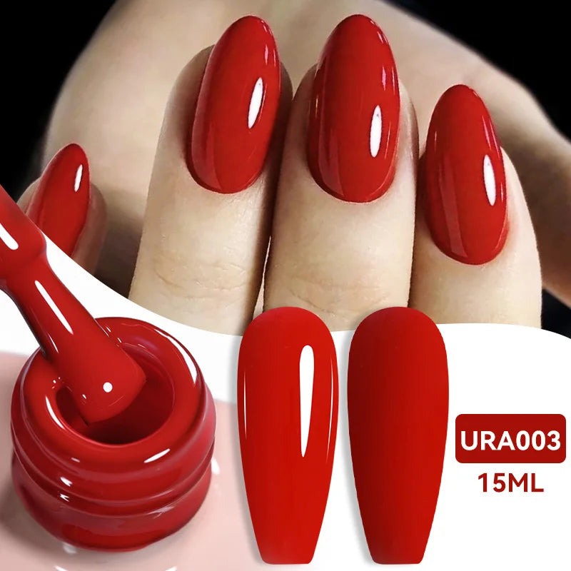 UR SUGAR 15ml Jelly Gel Polish - Milky White Translucent UV Soak Off Nail Art Varnish