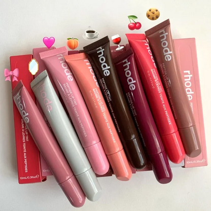 Rhode Peptide Lip Balm Set - Long-Lasting Moisturizing Lip Treatment with Coffee & Raspberry Lip Care