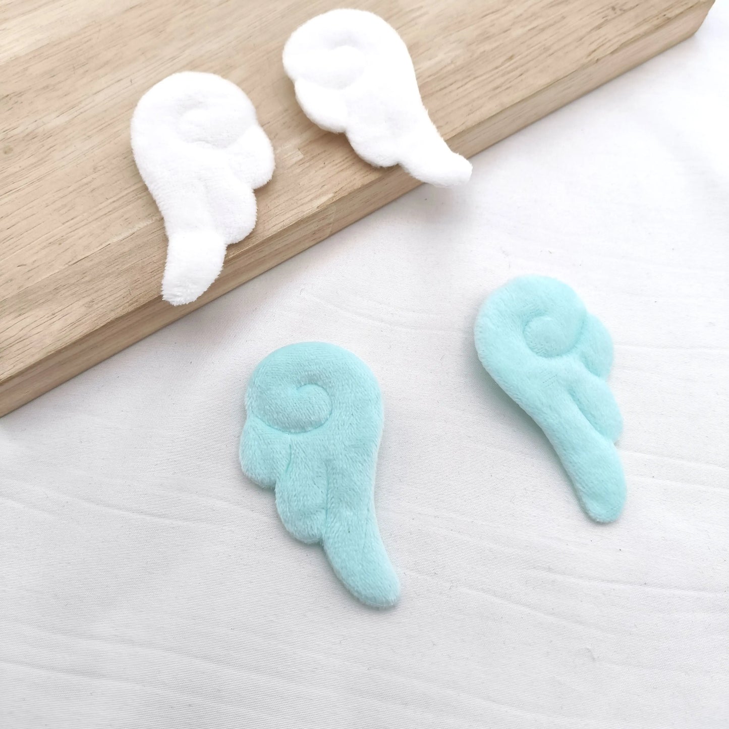 Angel Wing Plush Hair Clips - Cute 5cm Hairpin Barrettes for Girls Sweet Style Headwear & Accessories