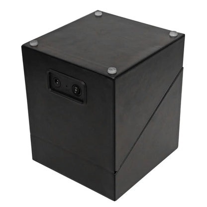Universal Watch Winder Box - 3 Position Smart Winding Mechanism with LED Light Sensor Silent Motor USB Watch Storage Case