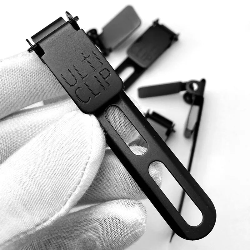 Ulticlip Hip Clip Knife Sheath - Stainless Steel Kydex Holster Clip for Secure Everyday Carry
