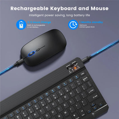 Lenovo Tab M11 11" Case with Bluetooth Keyboard – Smart Stand Cover for Xiaoxin Pad 2024/2025