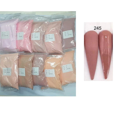 50g/100g Nude Nail Acrylic Powder Bulk Set – 4-in-1 Solid Crystal Extension, Dipping & Engraving Nail Art Monomer Wholesale