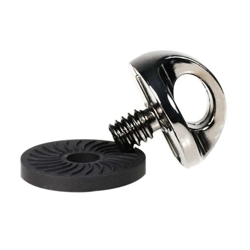 Standard 1/4 D-Ring Camera Screw — Metal Tripod Mounting Screw for Quick Release Plate 896C