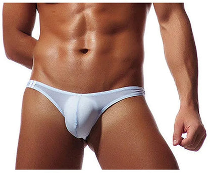 Men’s Breathable Low Cut Briefs – Soft Stretch Skin-Friendly Sexy Thong Underwear for Daily Comfort Fit