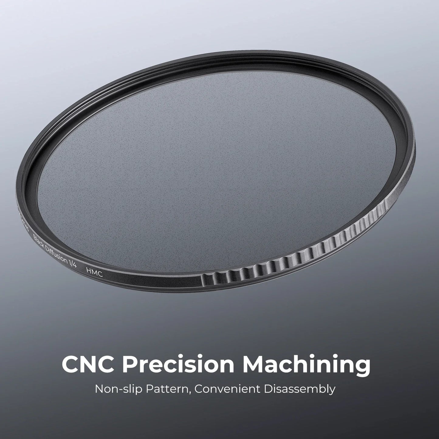 K&F Concept Black Mist Diffusion Filter 1/4 1/8 Multi-Coated, Compatible with Nikon DSLR Lenses, Sizes 49mm to 82mm