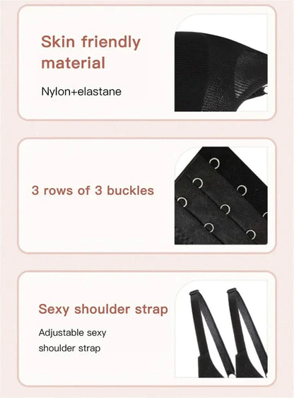 Electric Wireless Breast Massage Bra – Hot Compress Chest Care & Enhancement Massager